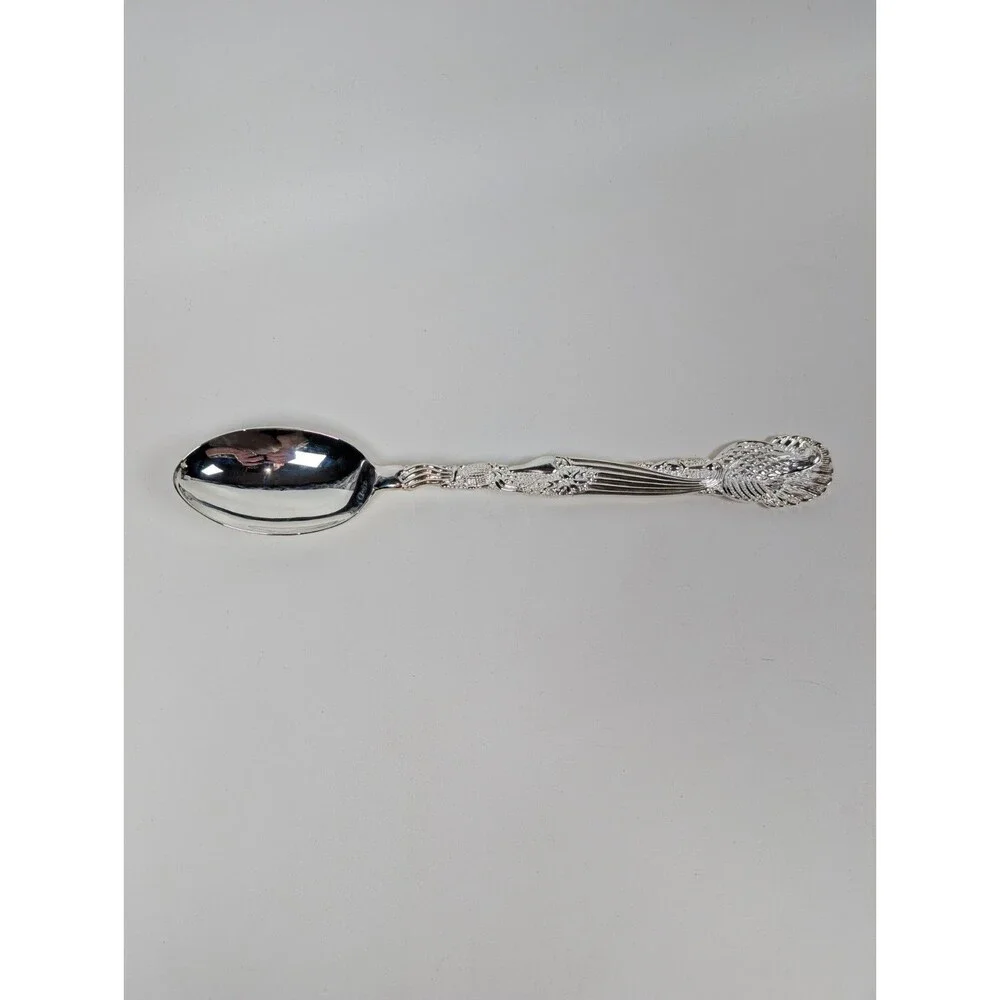 International Silver Co Antioch Serving Spoon Silverplated 12” Ornate Handle NIB